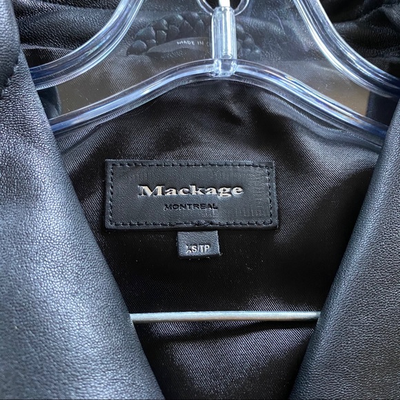 MACKAGE ASYMMETRICAL LEATHER - Picture 7 of 13